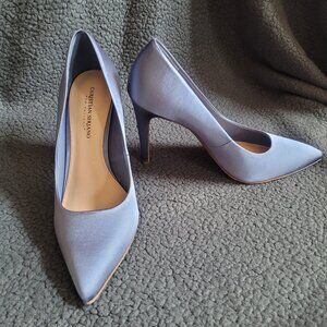 NWOT Periwinkle Blue Satin Heels - Sz 10